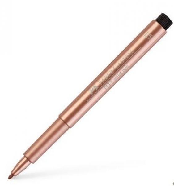 Pisak artystyczny Faber-Castell - PITT ARTIST PEN 1,5 mm - 252 - copper /miedziany/