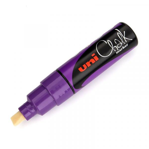 Marker kredowy Uni Chalk PWE-8K - fioletowy