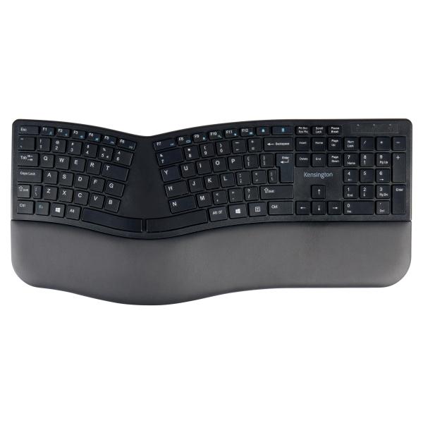 Bezprzewodowa klawiatura ergonomiczna Kensington Pro Fit®