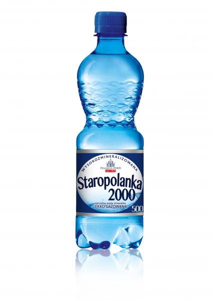 Woda Staropolanka 2000 0,5l lekko gazowana