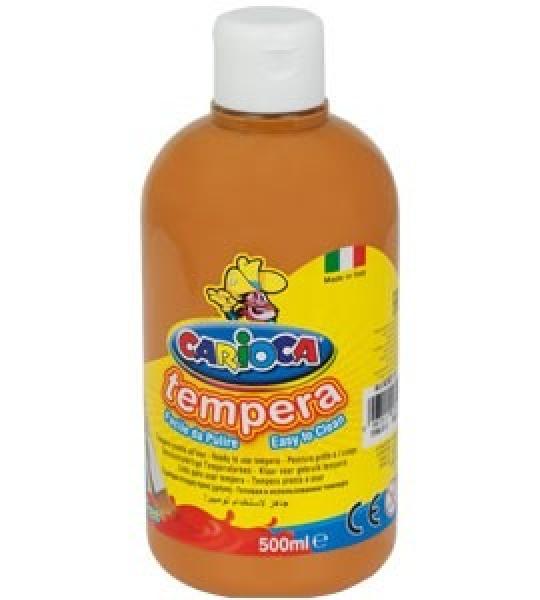 Farba Carioca Tempera 500 ml - jasny brąz