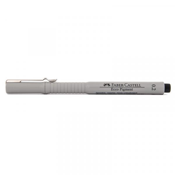 Cienkopis pigmentowy Ecco Faber-Castell 0,2mm - czarny