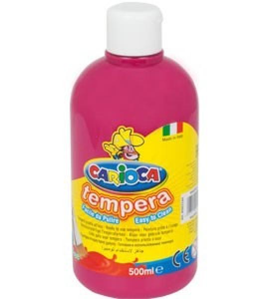 Farba Carioca Tempera 500 ml - ciemnoróżowa