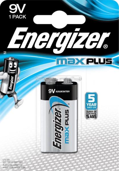 Bateria Energizer Max Plus 9V / 6LR61 - 1szt.
