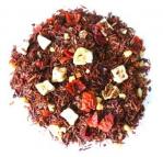 Herbata Rooibos VIKTORIA czerwonokrzew bez kofeiny liściasta sypana herbatka czerwona dzika róża migdały jabłka hibiskus kiwi na prezent podarunek upo