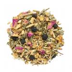 Herbata Zodiakalna SKORPION– aromatyczna mieszanka ziołowa, 150g w eleganckim opakowaniu, aromatyczny susz, wyjątkowy herbaciany upominek, prezent dla