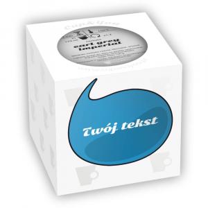 Gotowy zestaw prezentowy personalizowana Herbata Earl Grey Imperial PREMIUM białe opakowanie 120g prezent upominek dla kobiety żony taty brata na impr