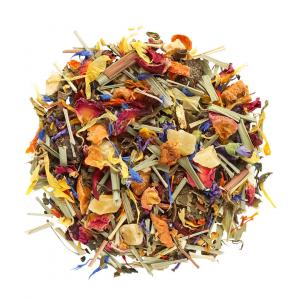 Herbata Zodiakalna WAGA– mieszanka ziołowa, 100g w eleganckim opakowaniu, aromatyczny susz, wyjątkowy herbaciany upominek, prezent dla fanów astrologi