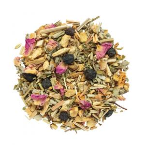 Herbata Zodiakalna SKORPION– aromatyczna mieszanka ziołowa, 150g w eleganckim opakowaniu, aromatyczny susz, wyjątkowy herbaciany upominek, prezent dla