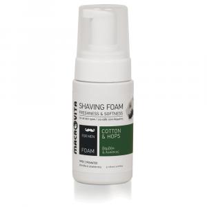 MACROVITA naturalna pianka do golenia z bawełną i chmielem 125ml
