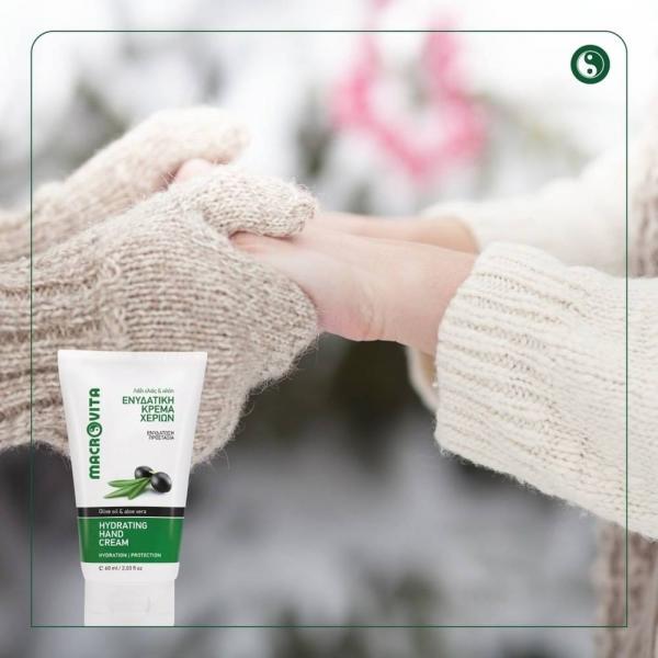 MACROVITA naturalny krem nawilżający do dłoni z bio-oliwą i aloesem 60ml