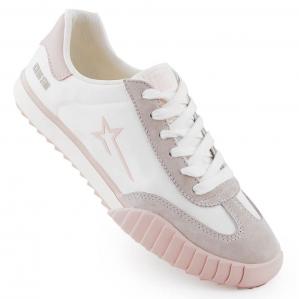 Skórzane buty sportowe białe Big Star NN274868