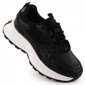 Buty sportowe na platformie czarne Big Star NN274A106