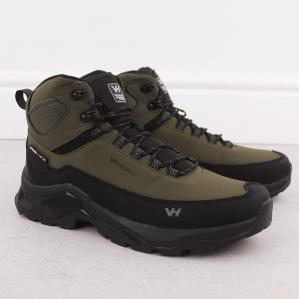Wodoodporne buty trekkingowe męskie zielone Vanhorn 99302