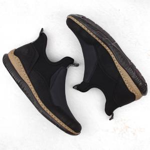 Komfortowe botki damskie wsuwane czarne Rieker N3275-00