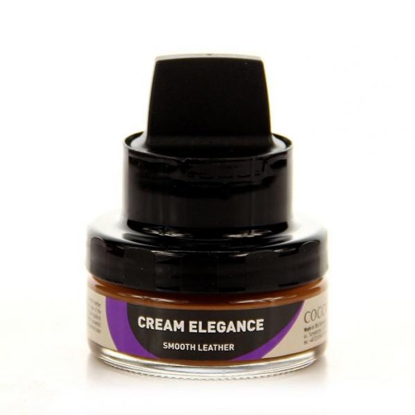 Pielęgnujący krem do obuwia średni brąz CREAM ELEGANCE Coccine