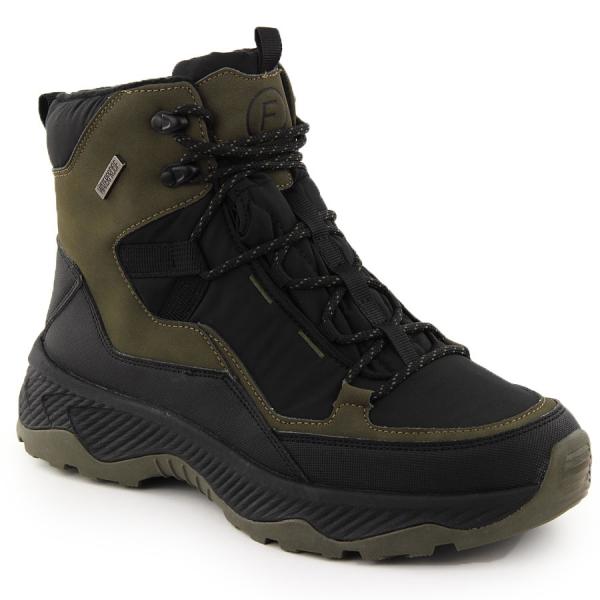 Wodoodporne buty męskie trekkingowe ocieplane khaki Filippo MTR6654