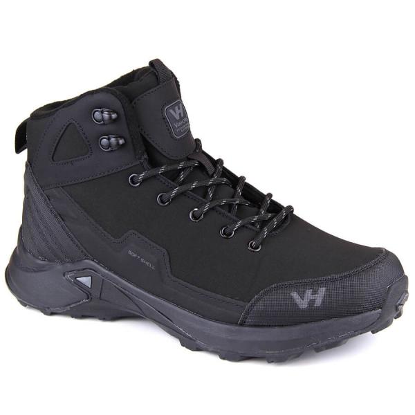 Wodoodporne buty trekkingowe męskie czarne VanHorn SN34061