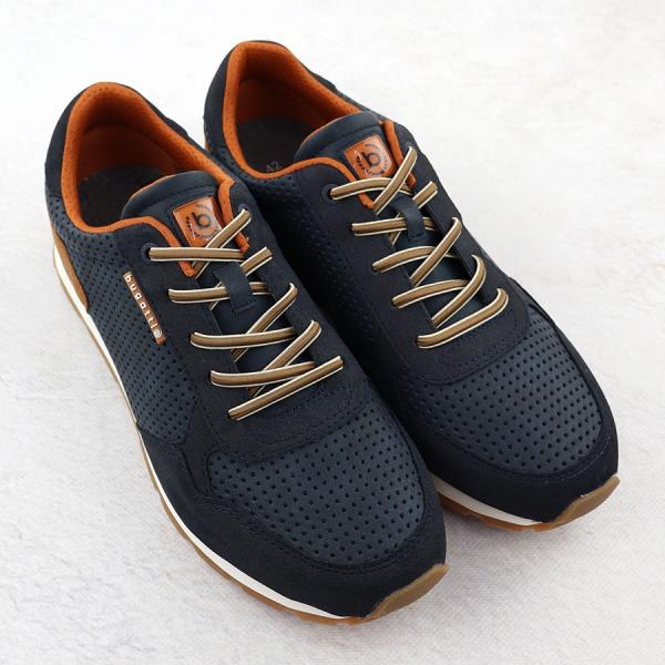 Półbuty sportowe męskie casual granatowe Bugatti 321-ASH02-5500