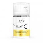 Odbudowujący krem na noc z retinolem i witaminą C Apis Professional RE-VIT C Home Care 50 ml
