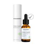 Zestaw kosmetyków na przebarwienia Mesoestetic Melan Tran3x krem + koncentrat