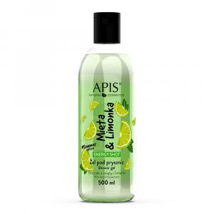 Żel pod prysznic Mięta&Limonka - Apis Energy Shot - 500 ml