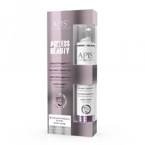 Biostymulujący krem pod oczy - Apis Ageless Beauty with Progeline - Biostimulating Eye Cream - 10 ml