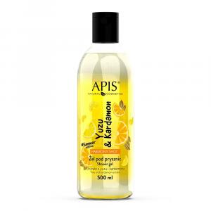 Żel pod prysznic Yuzu&Cardamon - Apis Harmony Shot - 500 ml