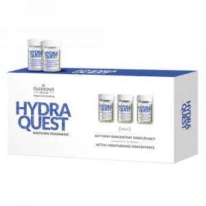 Aktywny koncentrat nawilżający - Farmona Hydra Quest - 10 x 5 ml