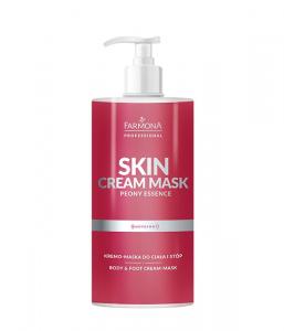 Kremo-maska do ciała i stóp - Farmona Professional - Skin Cream Mask Peony Essence - 500 ml