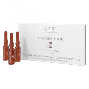 Intensywnie wzmacniające i łagodzące ampułki Apis Rosacea-Stop 10 x 3 ml