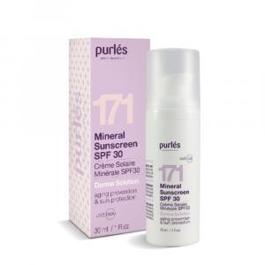 Mineralny filtr przeciwsłoneczny SPF 30 - Purles 171 - Mineral Sunscreen SPF 30 Cream - 30 ml