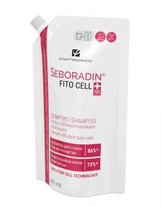 Szampon zagęszczający włosy z komórkami macierzystymi Seboradin FitoCell 400 ml refill