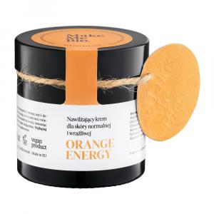 Nawilżający krem dla skóry normalnej i wrażliwej - Make Me Bio - Orange Energy - 60 ml