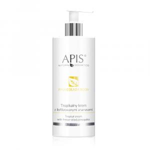 Tropikalny krem antycellulitowy z liofilizowanymi ananasami - Apis Pina Colada Antycellulit - 500 ml