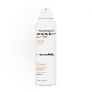 Mgiełka do ciała SPF 30 Mesoestetic Mesoprotech Antiaging body sun mist 200 ml - KRÓTKI TERMIN