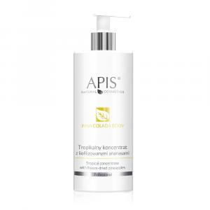 Tropikalny koncentrat z liofilizowanymi ananasami Apis Pina Colada Antycellulit 500 ml