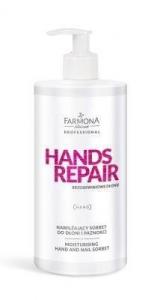 Nawilżający sorbet do dłoni i paznokci Farmona Hands Repair 500 ml