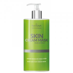 Kremo-maska do ciała i stóp - Farmona Professional - Skin Cream Mask Pear Extract - 500 ml