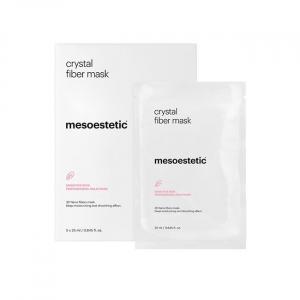 Mesoestetic Post Peel Crystal Fiber Mask - żelowa maska w płacie (5 x 25 ml)