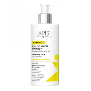 Odżywczy żel do mycia twarzy - Apis Ceramide Power - 300 ml