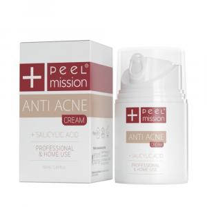 Krem do skóry trądzikowej z kwasem salicylowym i cynkiem - Peel Mission Anti Acne Cream - 50 ml