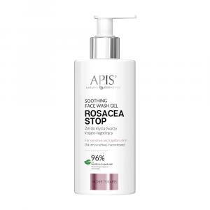 Żel do mycia twarzy kojąco-łagodzący - Apis Rosacea-Stop - 300 ml