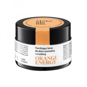 Nawilżający krem dla skóry normalnej i wrażliwej - Make Me Bio - Baby Orange Energy - 30 ml