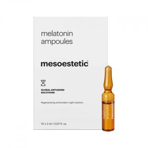 Ampułki regenerujące na noc Mesoestetic Melatonin Ampoules (10 x 2 ml)