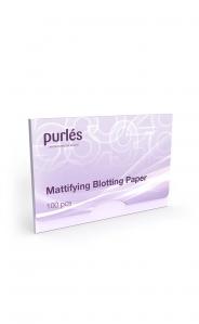 Bibułki matujące do twarzy - Purles Mattifying Blotting Paper - 100 szt.