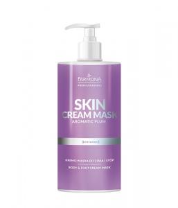 Kremo-maska do ciała i stóp - Farmona Professional - Skin Cream Mask Aromatic Plum - 500 ml