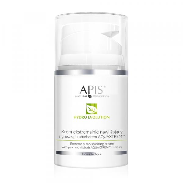 Ekstremalnie nawilżający krem z gruszką i rabarbarem AQUAXTREM™ - Apis Home Terapis - 50 ml
