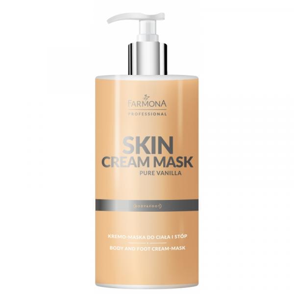 Kremo-maska do ciała i stóp - Farmona Professional - Skin Cream Mask Pure Vanilla - 500 ml