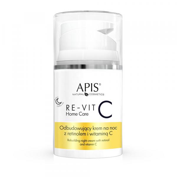 Odbudowujący krem na noc z retinolem i witaminą C Apis Professional RE-VIT C Home Care 50 ml